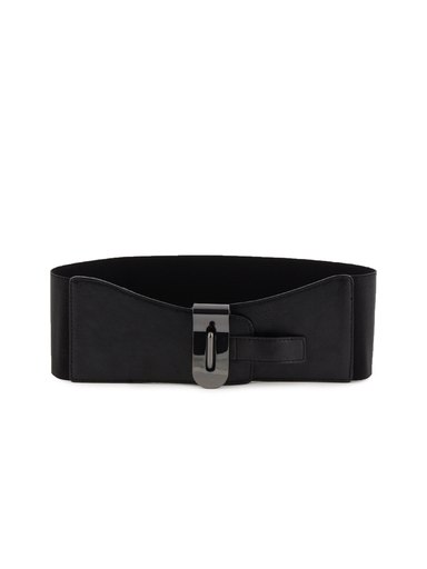 United Colors of Benetton Women Solid Black Belt